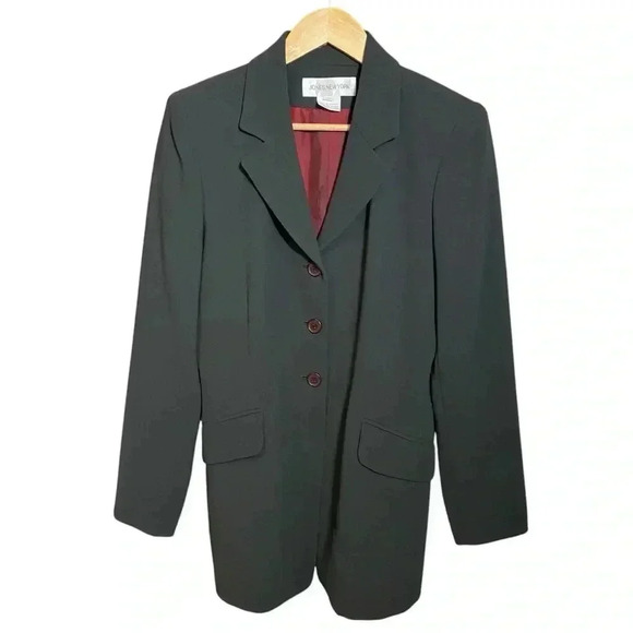 VGT JOHNS NEW YORK Men's Jacket Blazer Fully Lining Front Buttons Black 8 - Picture 11 of 11